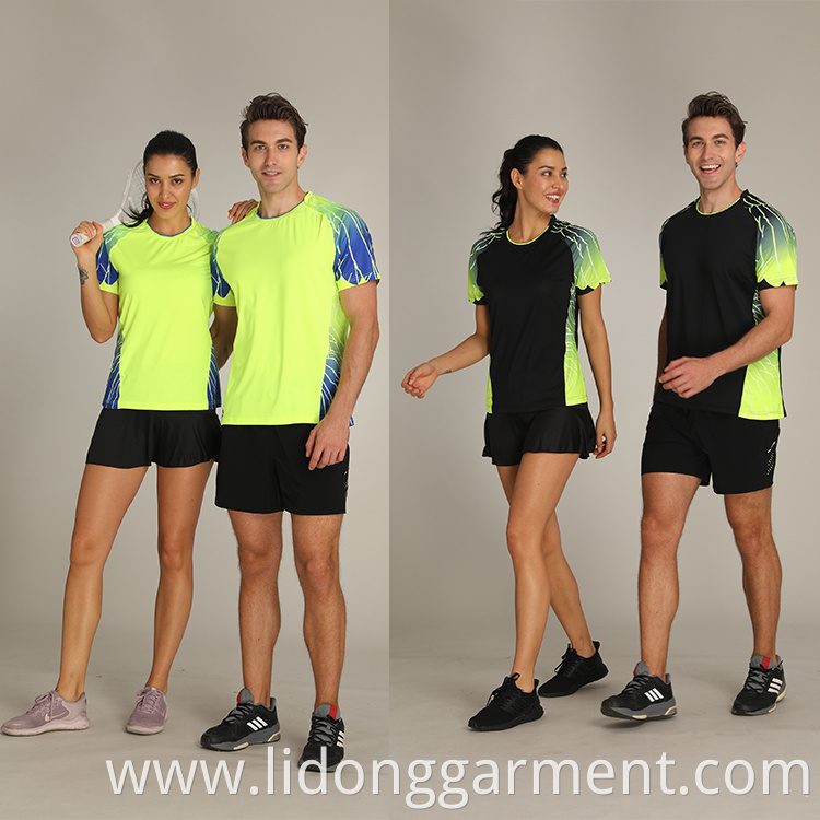 Men Short Sleeve Tennis Wear/tennis Uniforms Tennis Sports Wear Clothes